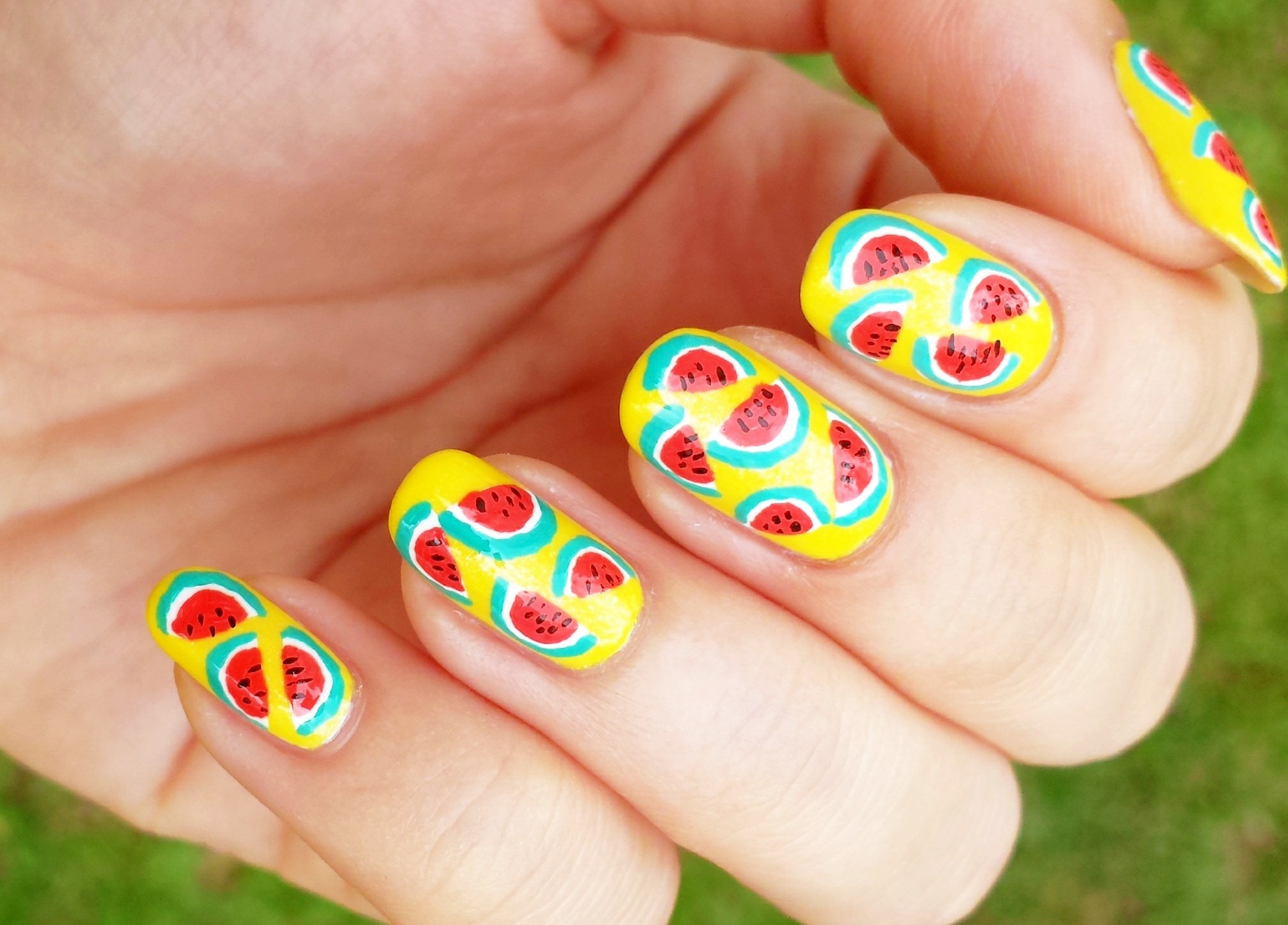 Watermelon Nails Are The Runaway Summer Manicure Trend